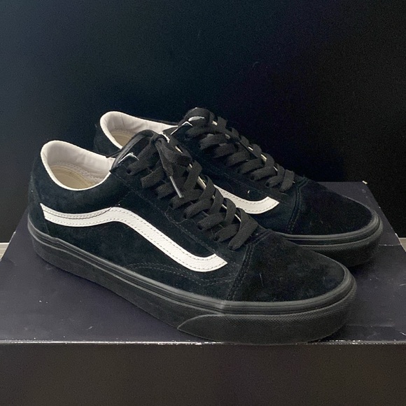 Black - Pig Suede Sk8 -Hi Vans - Picture 3 of 5